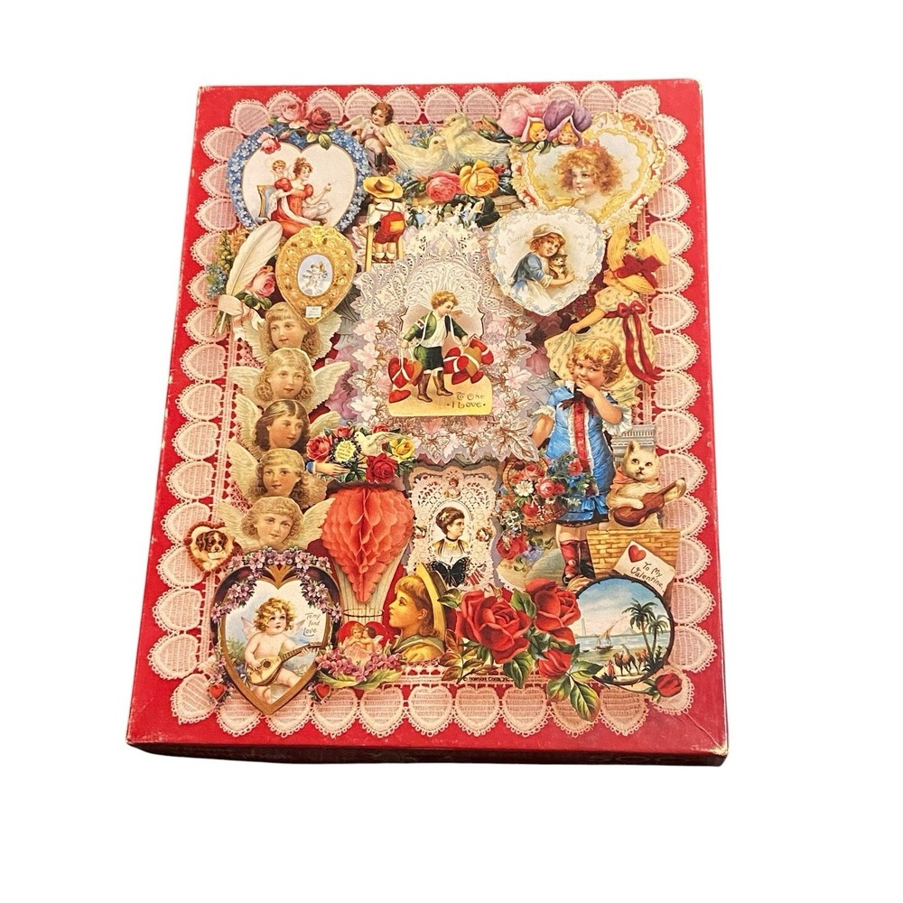 Vintage Springbok Puzzle Victorian Valentines 500 pieces 1987